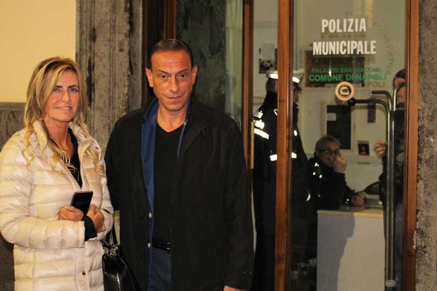 Marisa Fassi y Gustavo Arrieta en Nápoles