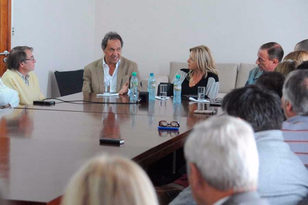 Scioli visitó Cañuelas pensando en las elecciones legislativas 2017