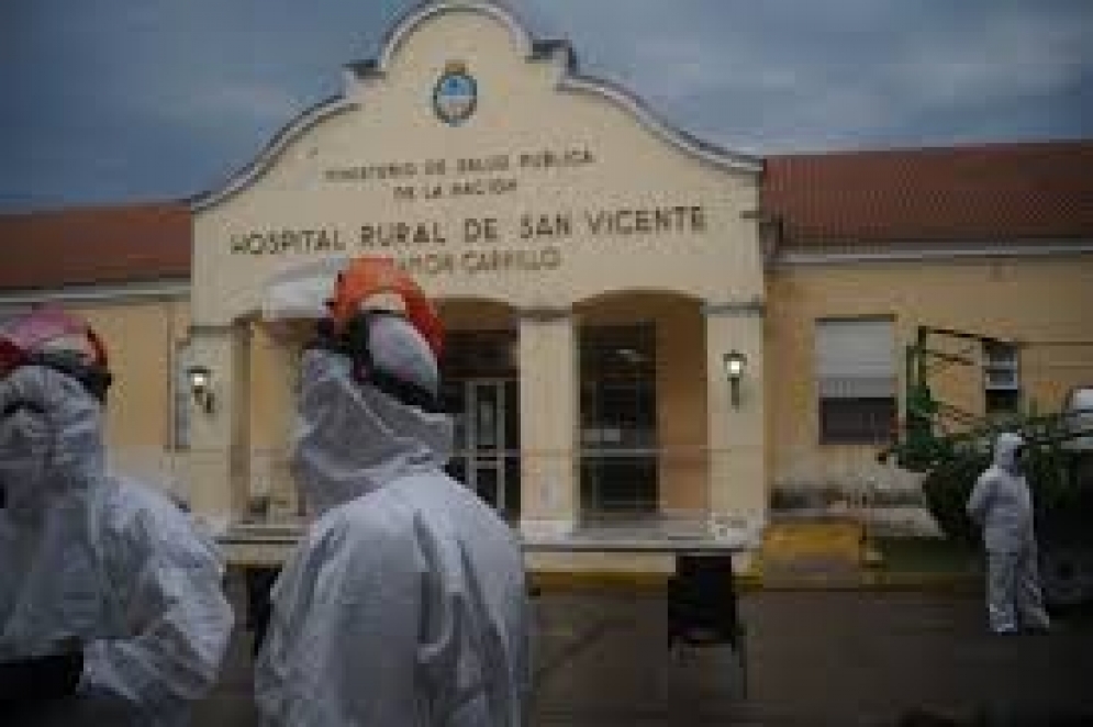 El Hospital Ramón Carrillo de San Vicente fue cerrado para desinfectar. 