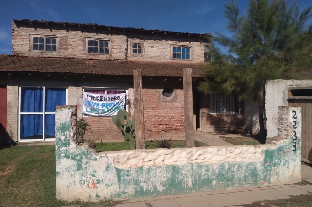El merendero Eva Perón ubicado en calle San Juan 2233 del barrio Los aromos
