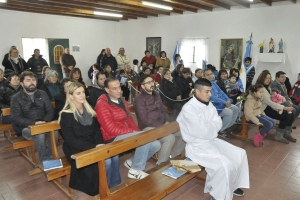 Fassi y Arrieta participaron de la primera peregrinación de la Virgen María Rosa Mística