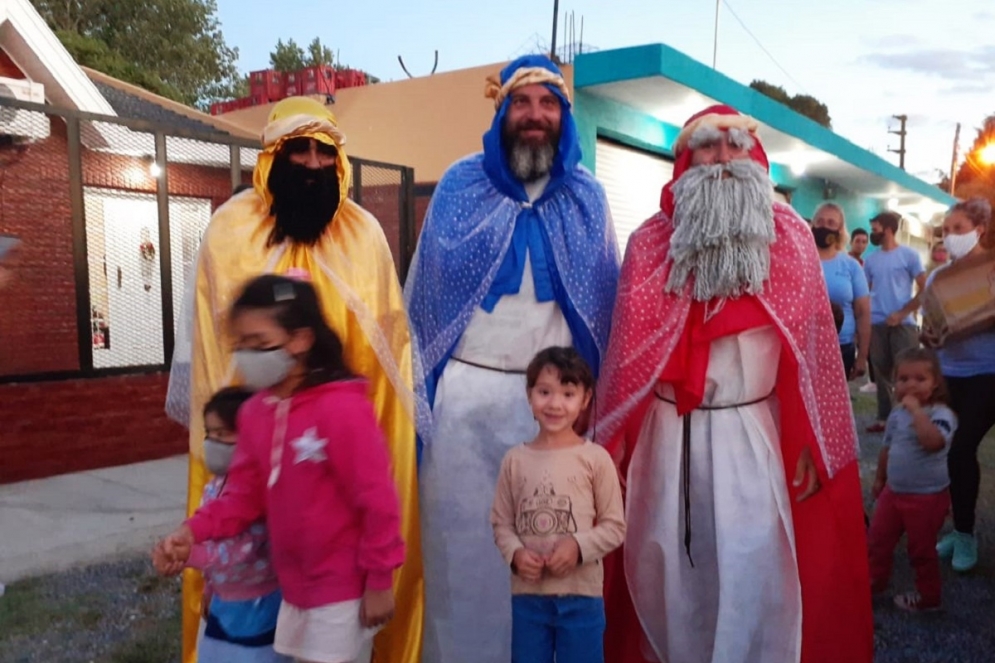 Los más chicos disfrutaron de la magia de Los Reyes.