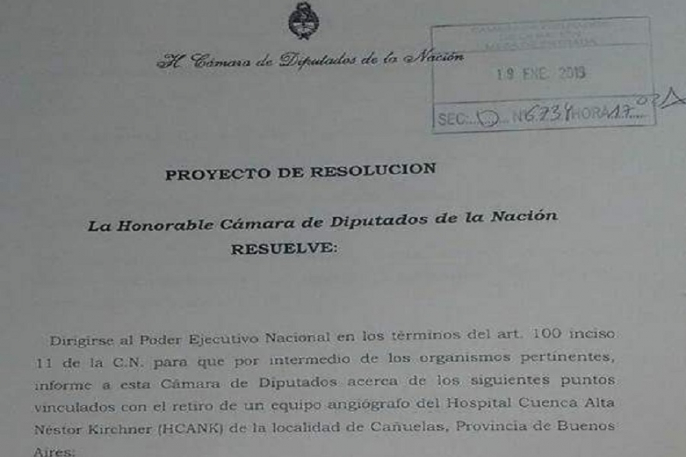 Una diputada nacional le pide al gobierno un informe detallado sobre el Hospital Regional