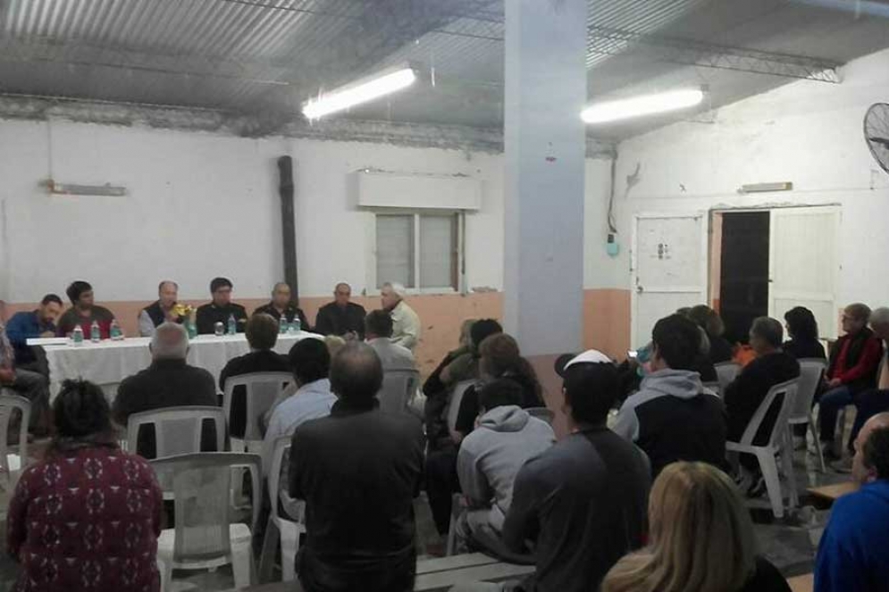 Reunión en La Verónica con autoridades de seguridad y miembros del Foro