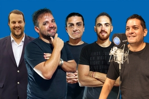 Kike, Enzo, Aníbal Romero, Nico Celhabe y Emiliano Silvero.