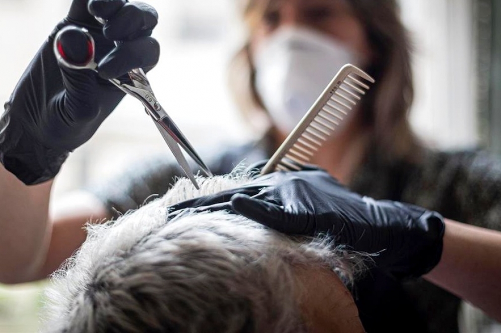 La barbería está ubicada en Paraguay al 200.