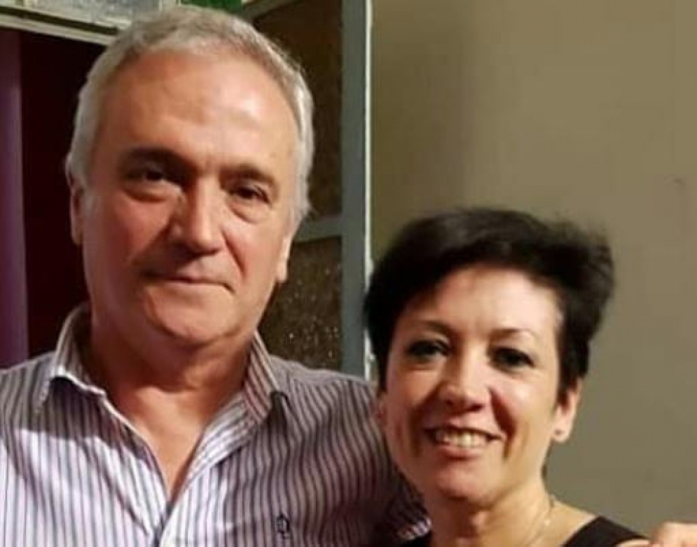 Rizzi junto a la actual concejal Claudia Pereletegui en 2018.