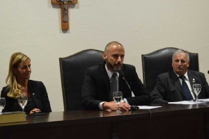 Maximiliano Mazzanti seguirá siendo presidente del HCD hasta el 2019, junto a la intendenta Marisa Fassi y Guillermo Proh, secretario del Concejo. 
