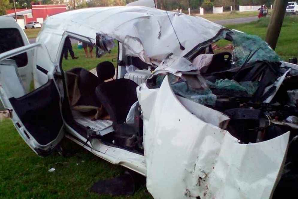 Muere una embarazada en un trágico accidente en Ruta 205