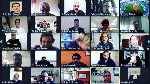 La reunión virtual se realizó en los últimos días