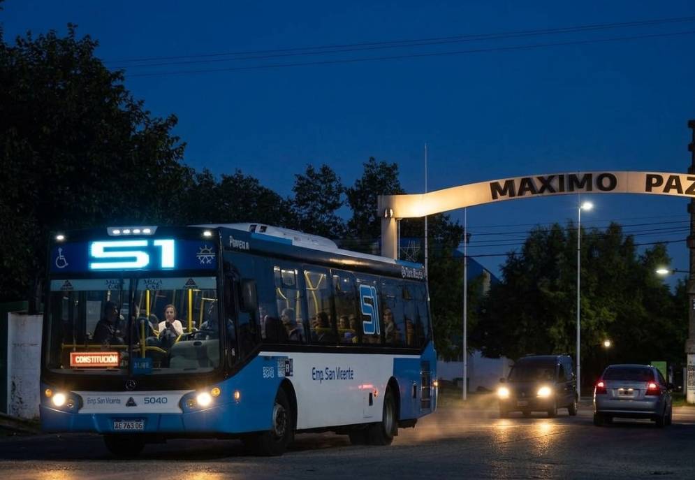 La l&iacute;nea 51, una de las 104 con reducci&oacute;n. 