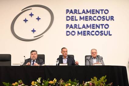 Gustavo Arrieta presentó ante el Parlasur un proyecto que promueve el empleo juvenil