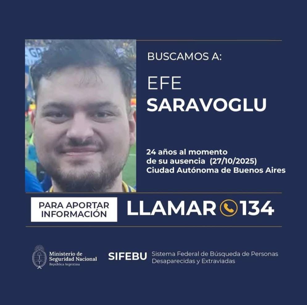 Así era buscado su paradero.