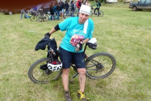 Vivian Rodríguez es miembro de la Policía Científica y participa de carreras a pie y rural bike.