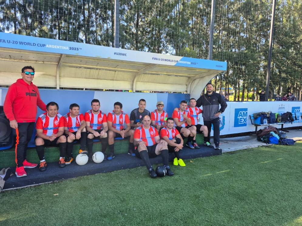 Disfrutaron cada instante en el predio &quot;Lionel Messi&quot; de Ezeiza.