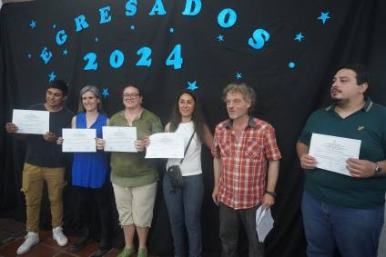 El Curso de Formación Laboral 401 tuvo su gran fiesta