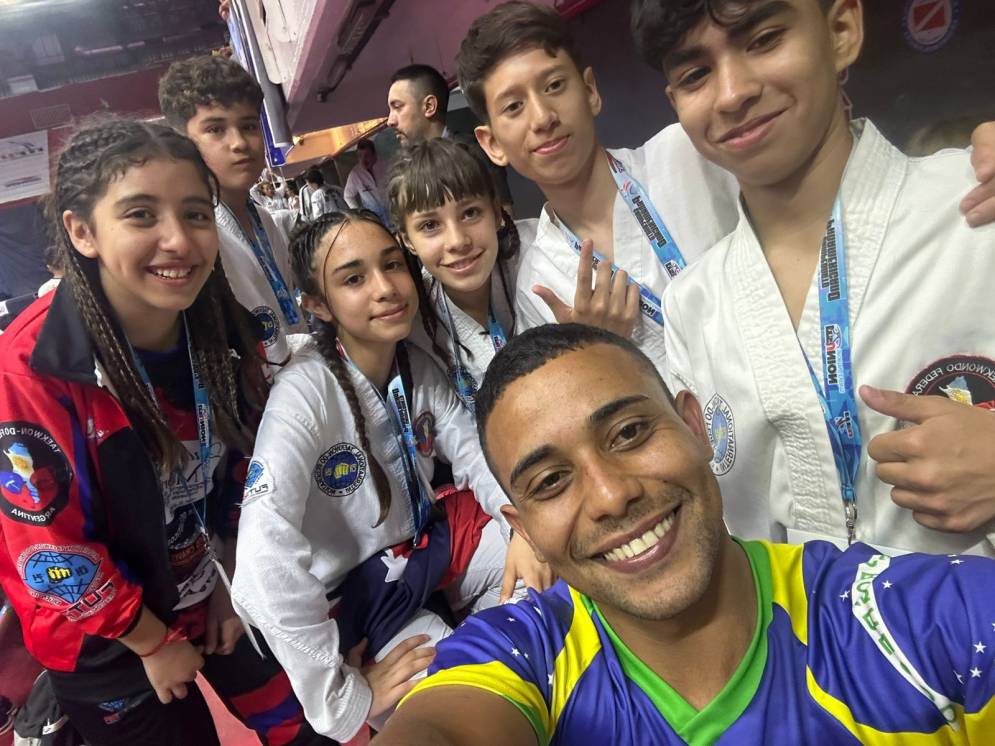 La clásica selfie, en equipo.