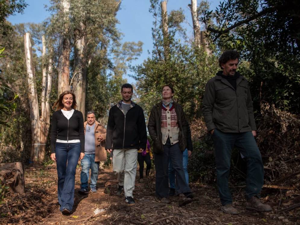 Funcionarios y desarrolladores del proyecto observaron los avances.