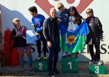 Atletismo: Mirta Domínguez se coronó en Berisso