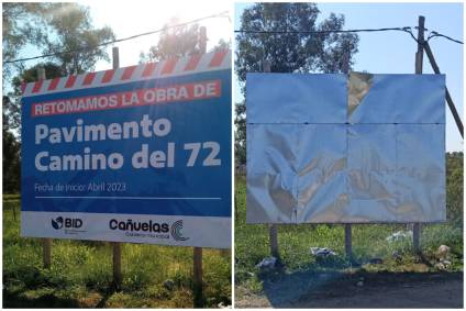 Camino del 72: le bajan un cartel al municipio, ¿se abre un frente de conflicto con el mileismo?