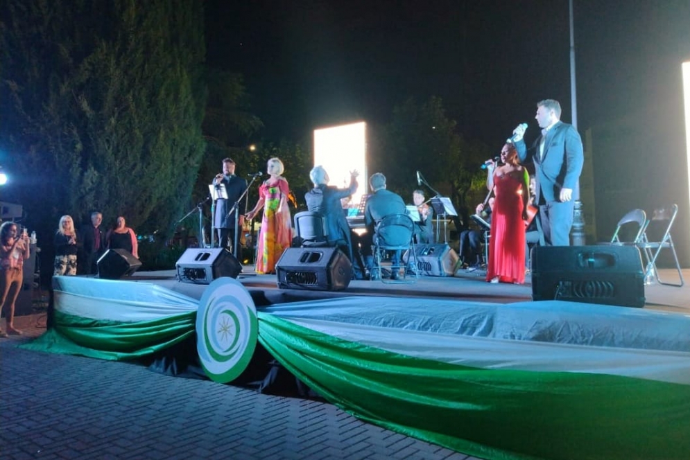 La tarde concluyó con un concierto, a cargo de artistas del Teatro Colón.