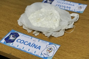 La policía secuestró 105 gramos de cocaína. (Imagen ilustrativa).