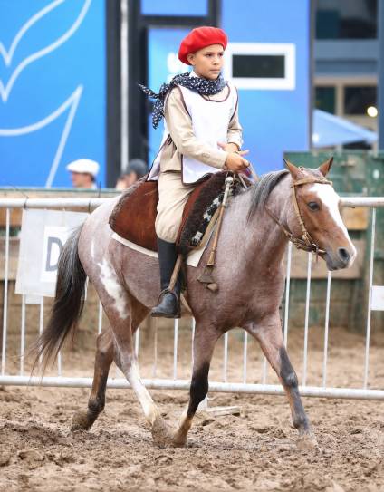 “Beni”, el niño gaucho, se prepara para su vuelta a la Rural