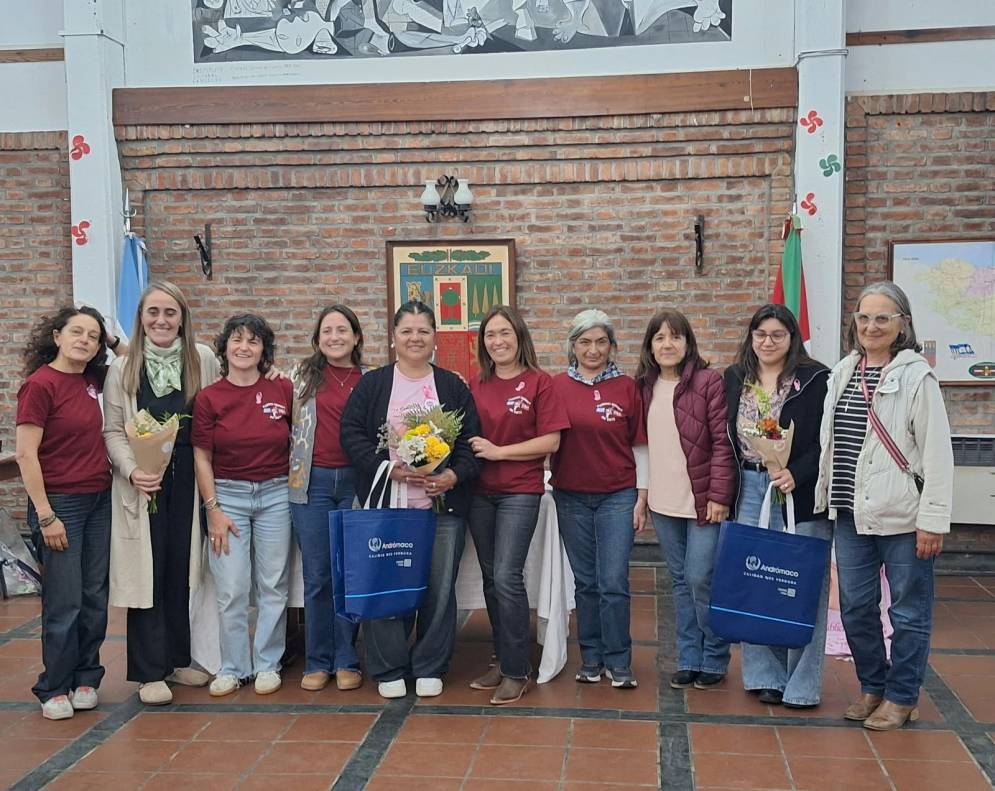 El equipo de organizadoras.