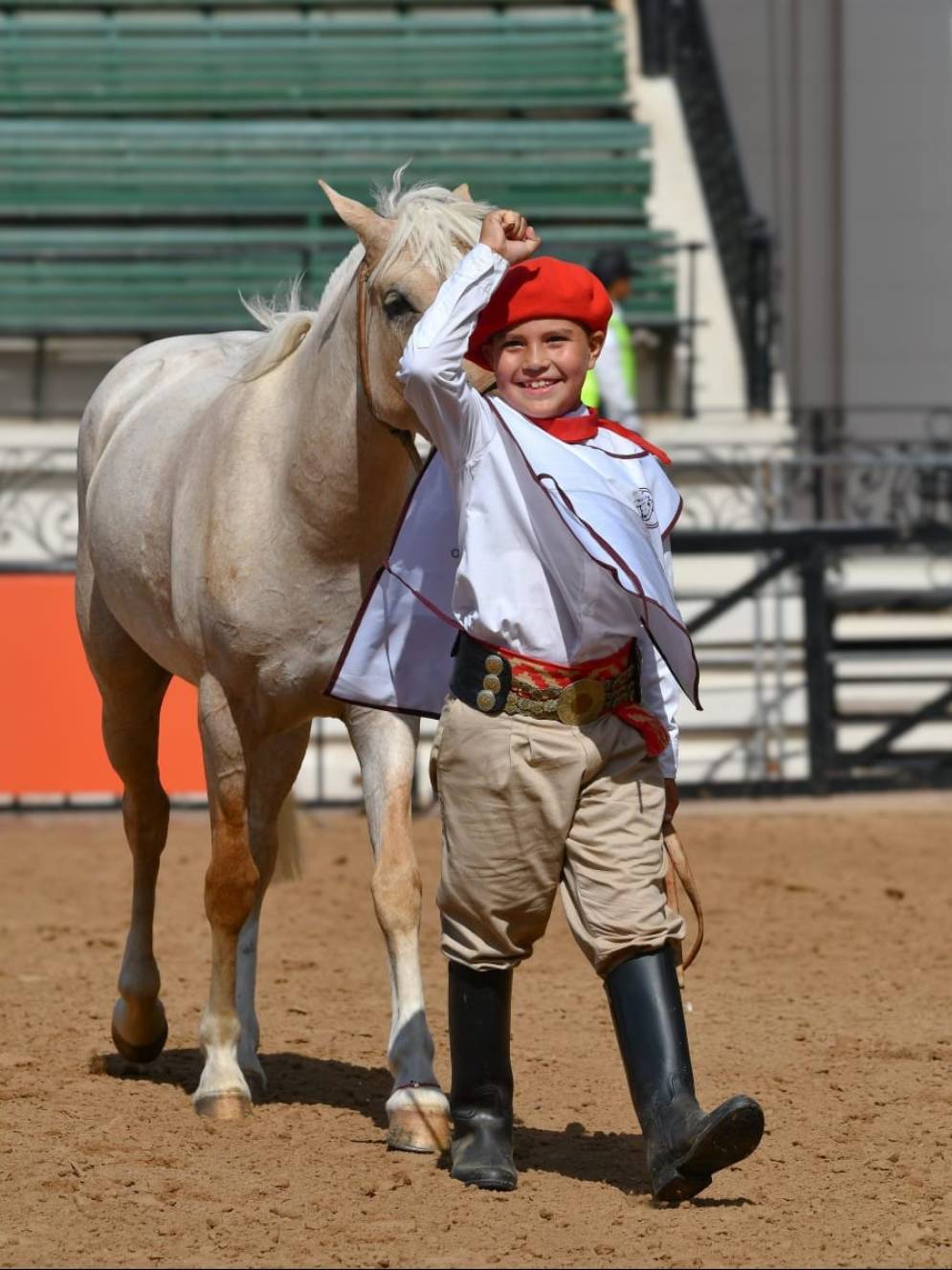 Beni, con la sonrisa a flor de piel.
