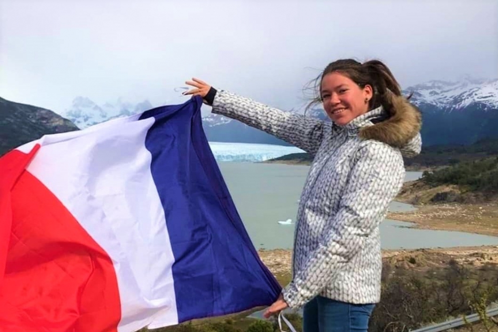Candice Pierre, de Francia, estuvo un año en Argentina gracias al programa articulado con Rotary Cañuelas.