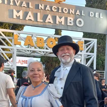 Carlos Aguirre y Mirta Carmona lograron una mención especial en el Festival Nacional de Malambo