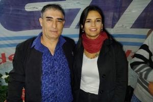 Mario Miceli, secretario general y María de los Milagros Suarez, secretaria adjunta.