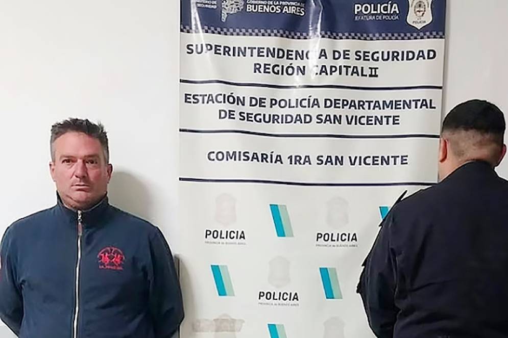 El candidato de Milei, preso. 