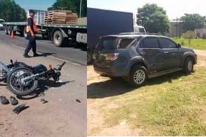 Dos jóvenes internados tras un grave accidente en moto