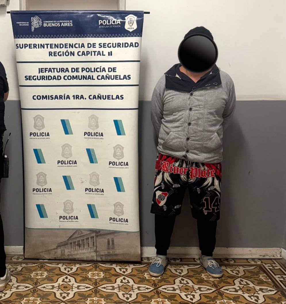 El detenido, en la Comisar&iacute;a N&deg;1.