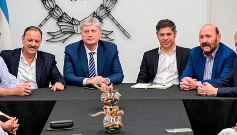 Los gobernadores Quintela, Ziliotto, Kicillof e Insfr&aacute;n estuvieron presentes.