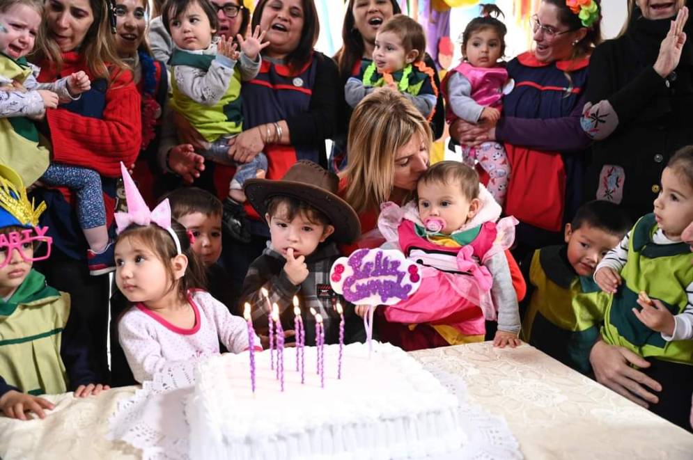 La agenda compartida incluyó a chicos y grandes.