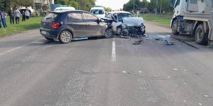 Choque frontal en la Ruta 205: dos heridos