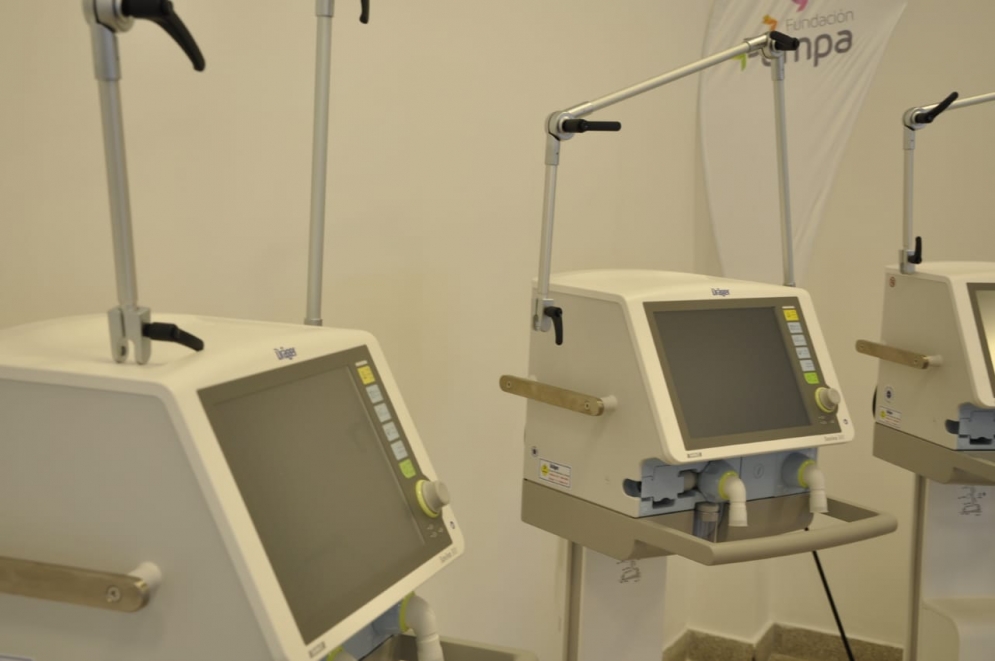 El Hospital Regional sumó 15 nuevos respiradores