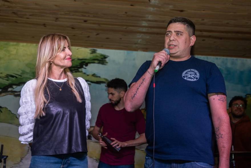 Una cena solidaria por los bomberos: 600 contribuciones y un subsidio para construir el Destacamento N°5