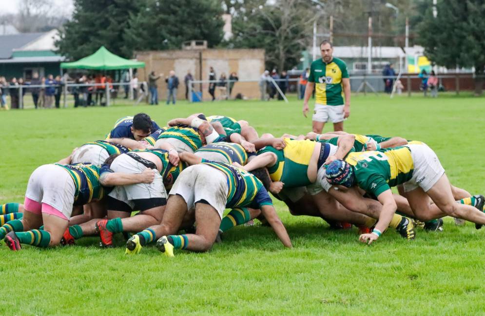 Las Cañas en bloque, firme. Como en el torneo. (FOTO: Gui Sanabria)