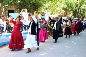 Los centros tradicionalistas participaron de los festejos.